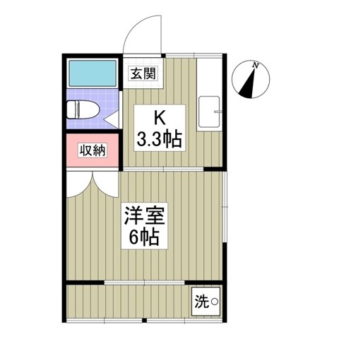クリーンハイツ 間取り