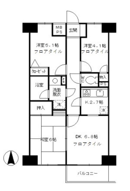 セリオ七番館 間取り