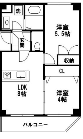 クリエール北綾瀬 間取り