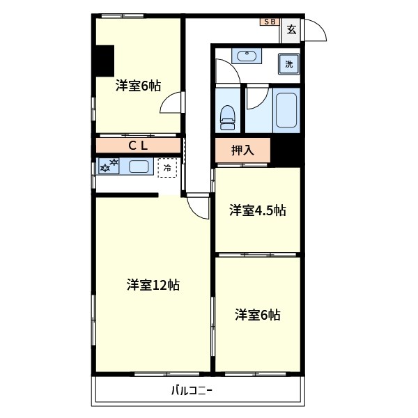 フジマンション第１ 間取り