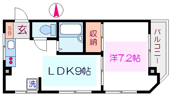 アーバンハイム江渡 間取り