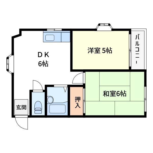 コーポもちき 間取り
