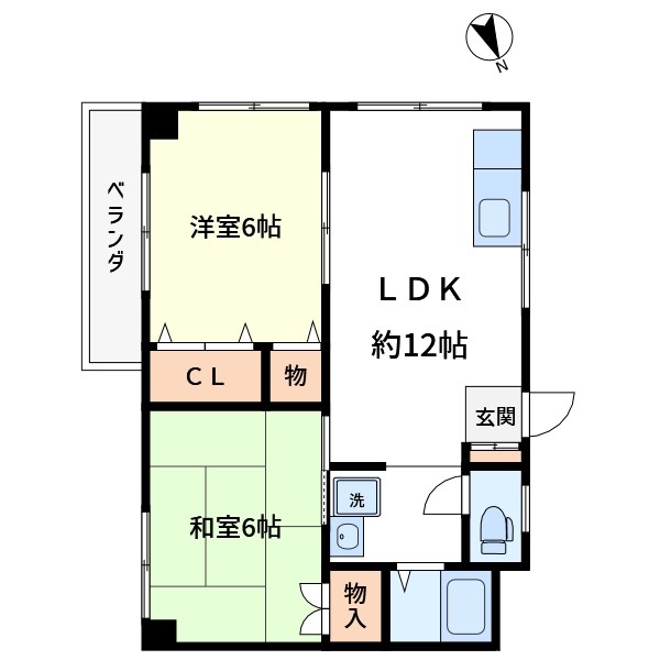 ナカザトハイツ 間取り