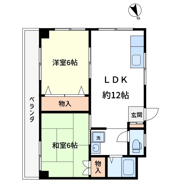 ナカザトハイツ 間取り
