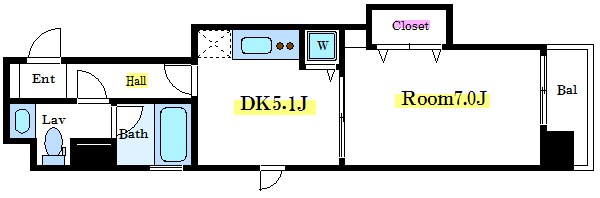 プライムアーバン日本橋茅場町  間取り