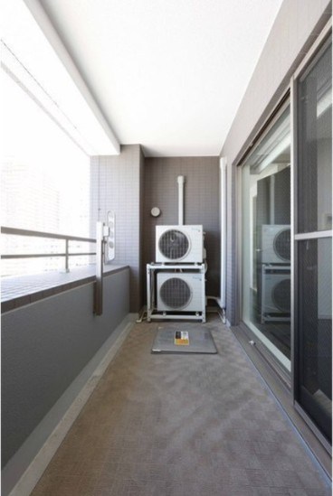 リバーレ月島  ベランダ