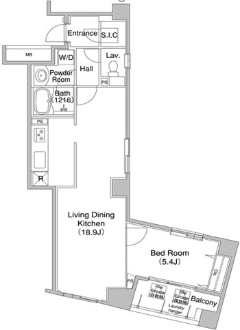 コンフォリア銀座EAST  間取り