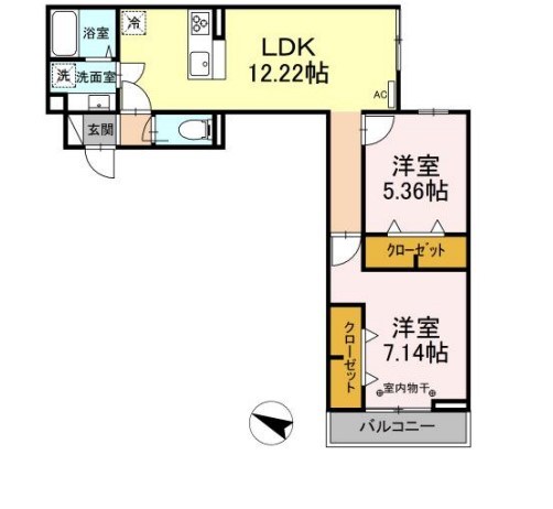 アヴァンス千住緑町 間取り