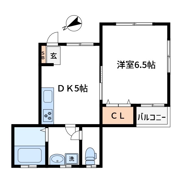 第2三京コーポ 間取り