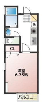 ルーミー葛西  102号室 間取り