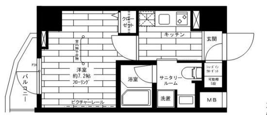 ステージファースト門前仲町  間取り