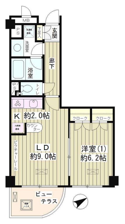 Ｌａｐｙｕｔａ   間取り