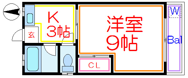 日東ハウス   間取り