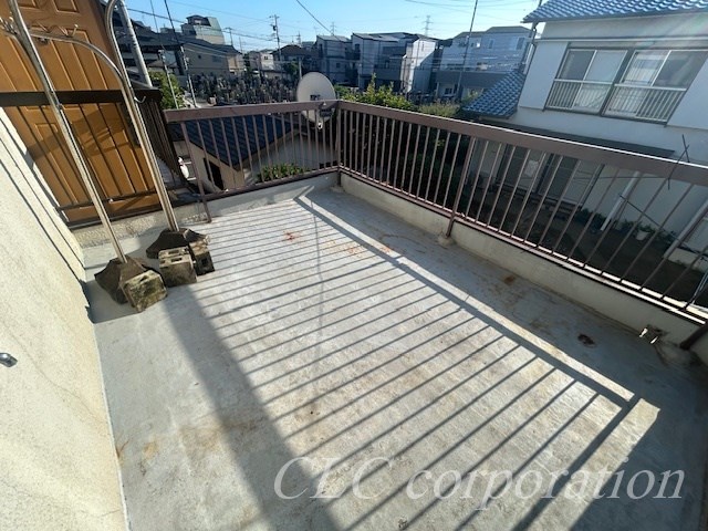 コーポアイワ ベランダ