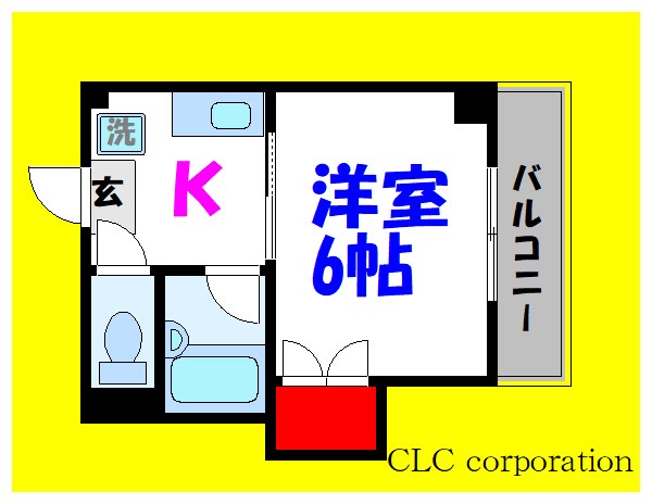 プラムハイライズⅡ 106号室 間取り