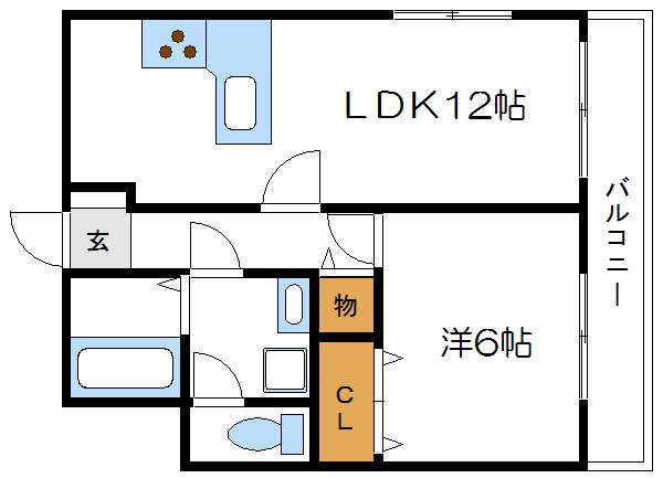 行徳イーストマンション 503号室 間取り