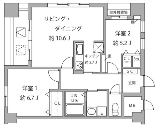 SunSpringTower 間取り