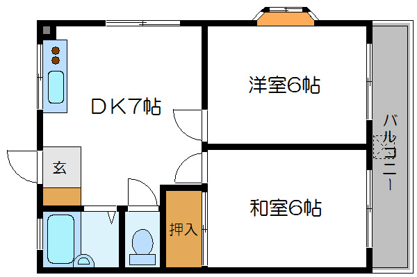 第３クリーンハイツ  間取り