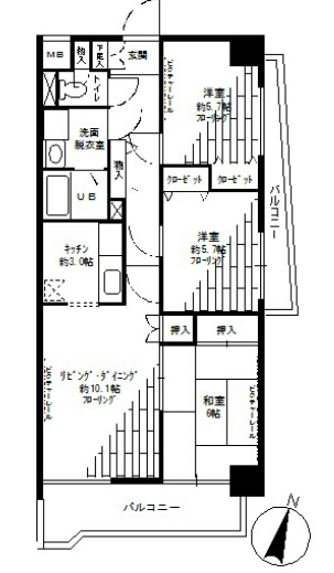 エスポワール  間取り