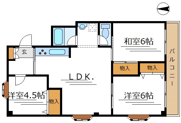 ベルシオン堀切 間取り
