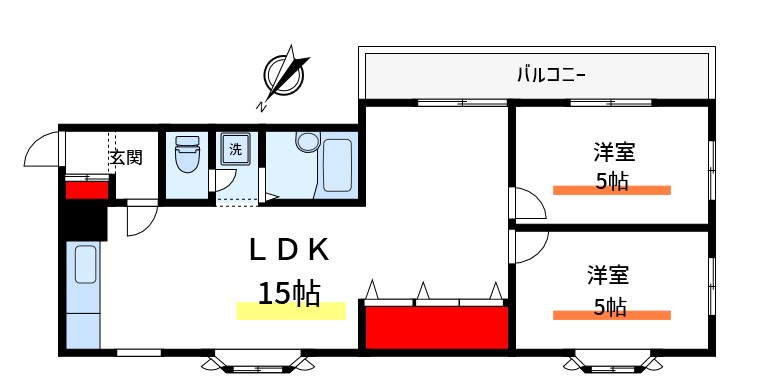 第二メゾン黒川 間取り