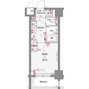ガーラ・シティ門前仲町 間取り