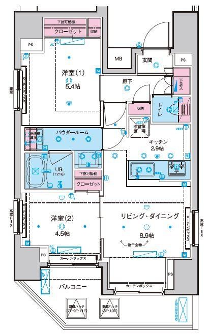 ジェノヴィア東日暮里グリーンヴェール 間取り