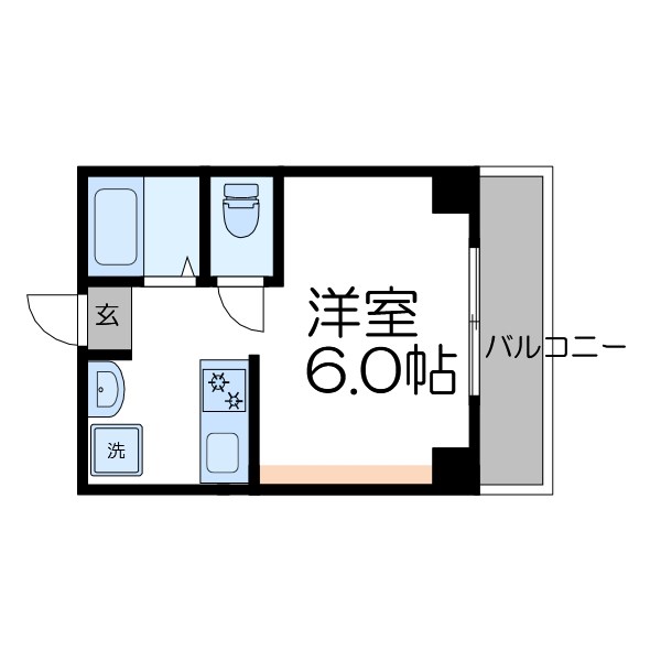 MILLET 102号室 間取り