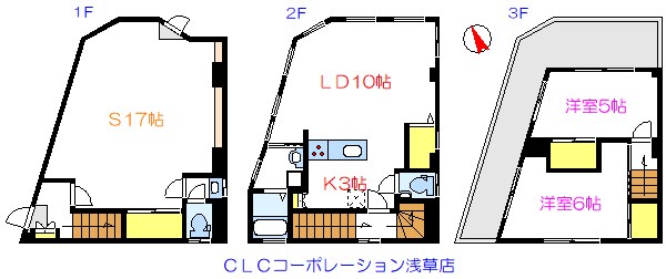 押上戸建  間取り
