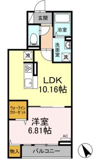 アンジュール新田 間取り