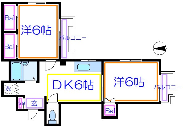 第3リトルコーポ 間取り