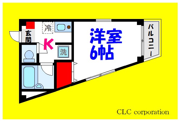 ヴァンベール渋谷 101号室 間取り
