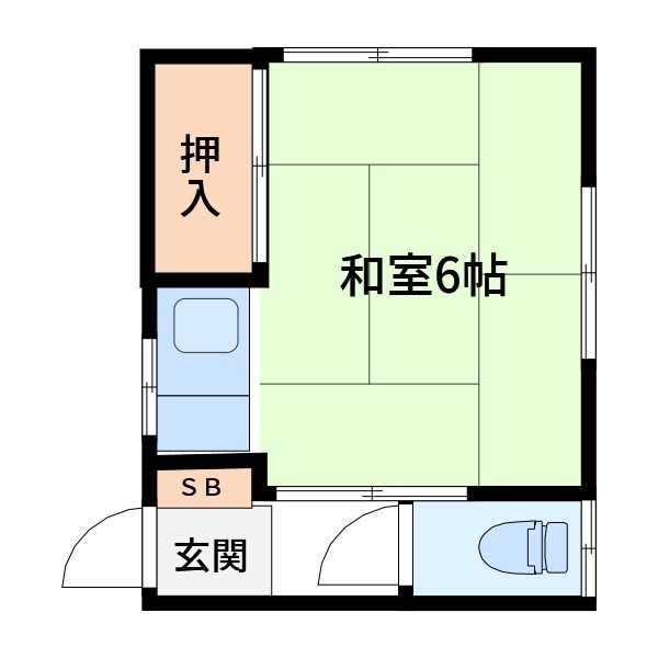 静和荘　西 間取り
