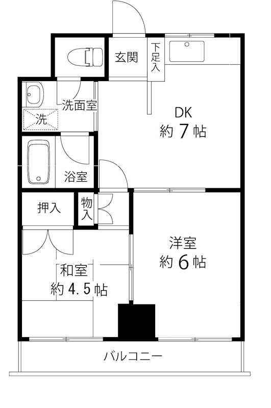 T‘ｓgarden大島    間取り