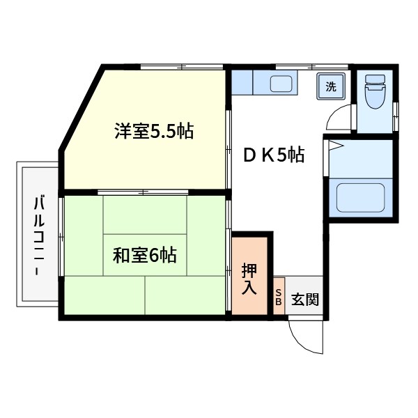 ブルーウッド保塚8 間取り