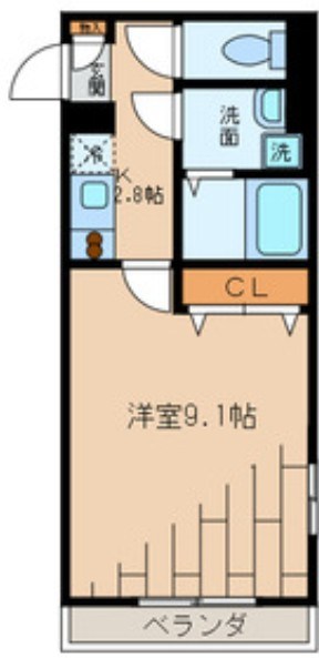 フォンティーヌ  間取り