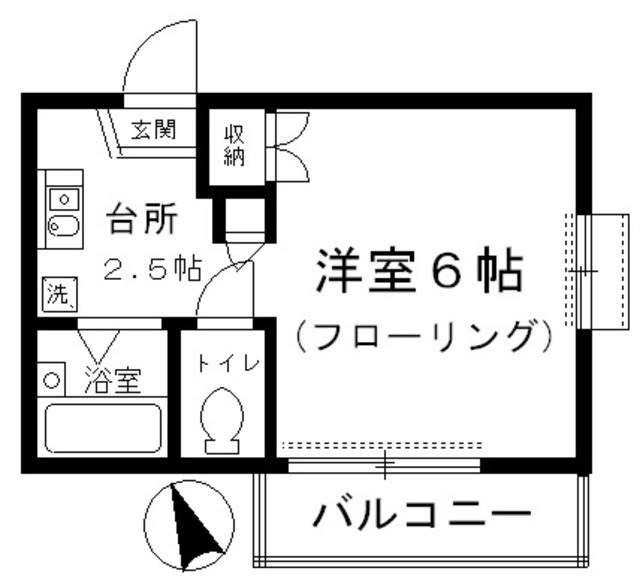 ハイムミユキ  間取り