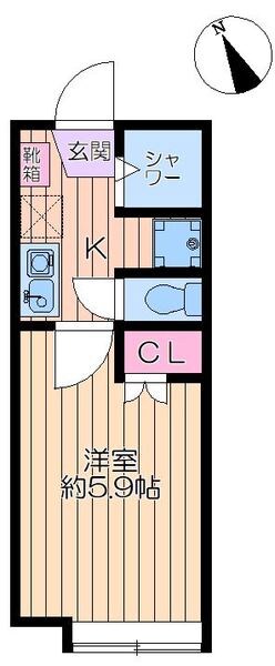 アビタシオン白鳥C 間取り