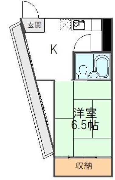 中居町コーポ 間取り