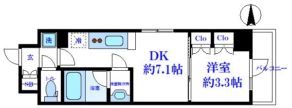 アーバネックス銀座東Ⅱ 間取り