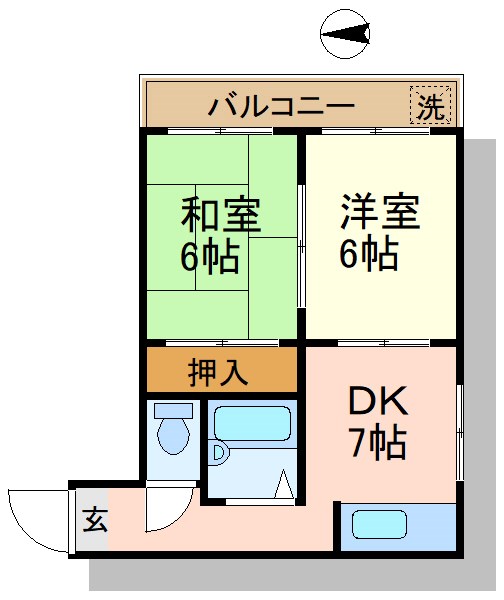 寺田マンション  間取り