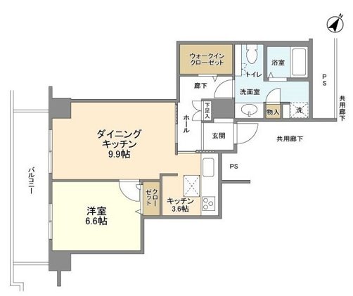 トルナーレ日本橋浜町 間取り