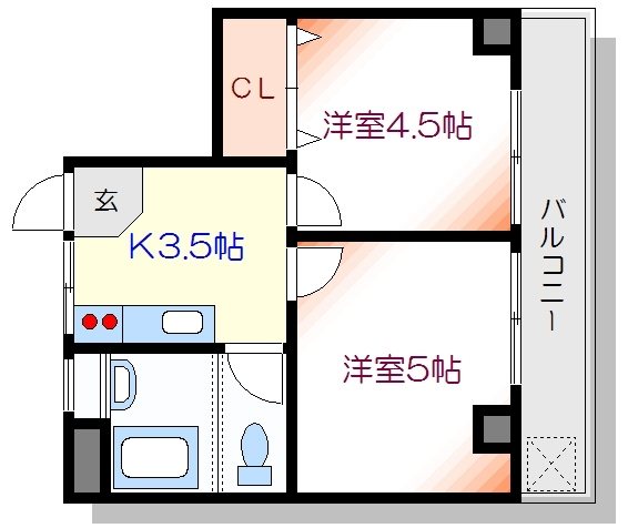 蓮芽ビル 間取り