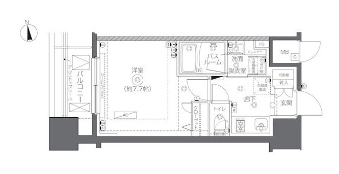 ZOOM秋葉原SQUARE 間取り