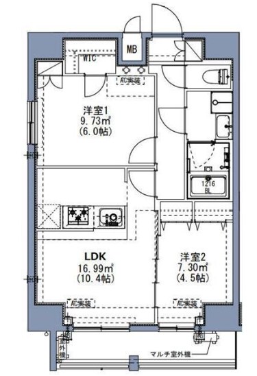S-RESIDENCE尾久azure 間取り