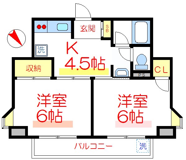 クリスタル３ 間取り