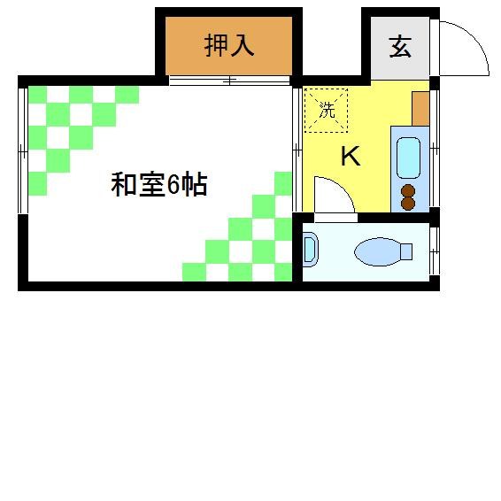 三吉荘 間取り