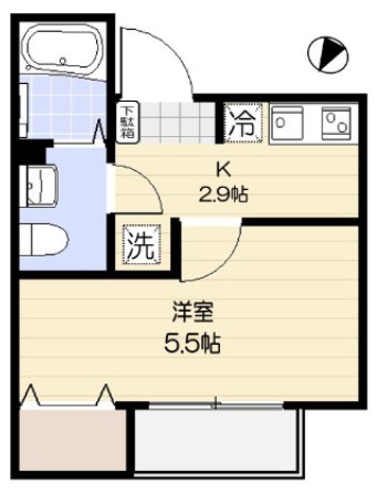 エスカリエ・ブルー 間取り