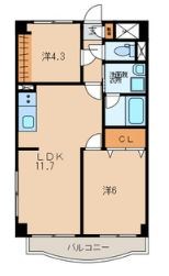 サンモール四季Ⅱ 間取り
