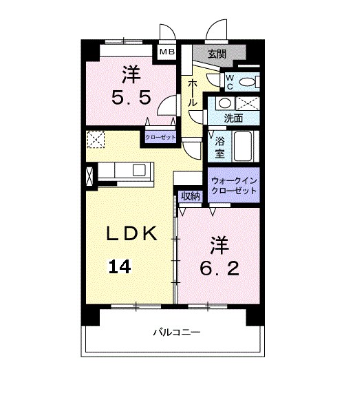 イーストエクラン 間取り